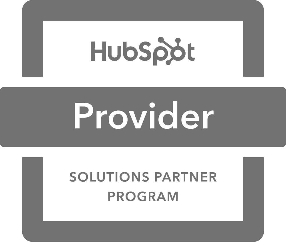 Best CRM HubSpot Solution Provider badge
