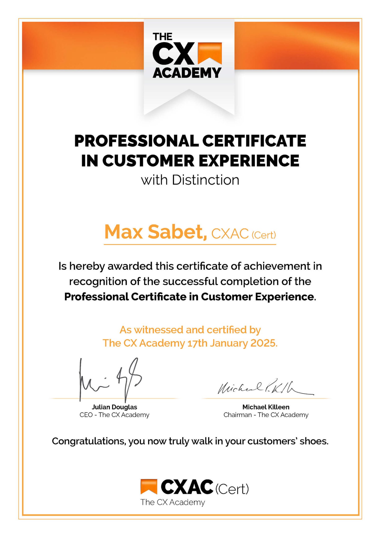 CXAC (Cert)