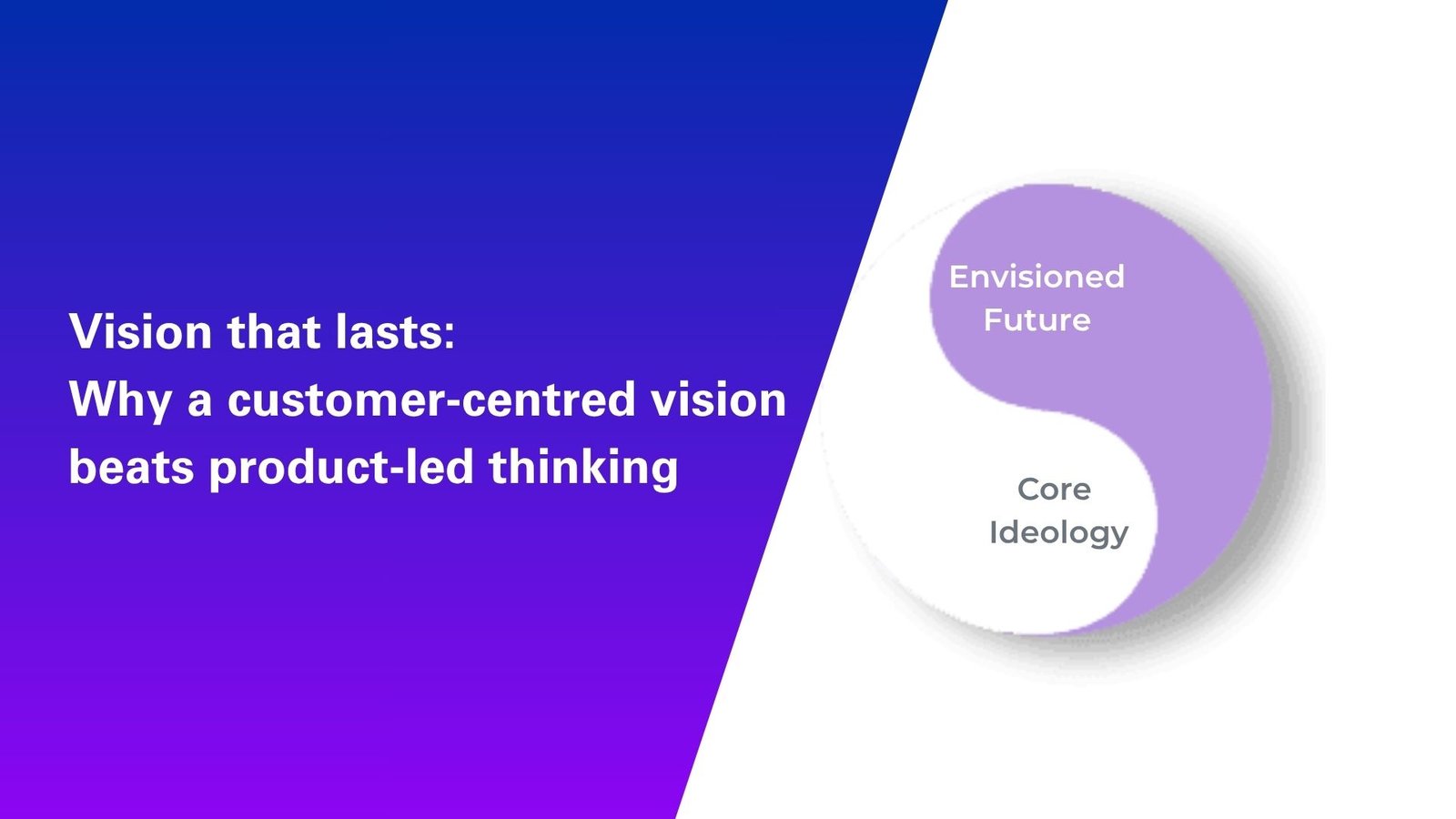 Vision that lasts Why a customer-centred vision beats product-led thinking